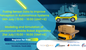 Fusing Sensor Data to Improve Perception in Autonomous Systems & Modeling and Simulation of Autonomous Mobile Robot Algorithms