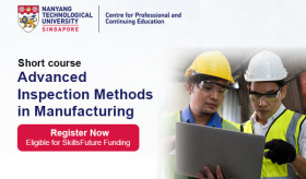1-Day Short Course by Subject Domain Expert on  Advanced Inspection Methods in Manufacturing
